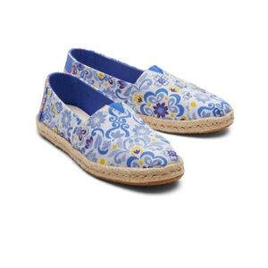 TOMS Womens Alpargata Rope Espadrille Blue
Mediterranean Tiles